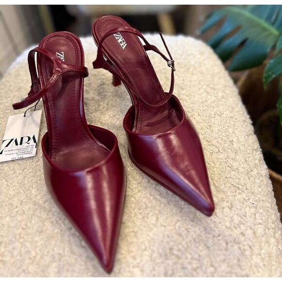 ZARA Pointed Toe Heels NWT - Picture 10 of 16